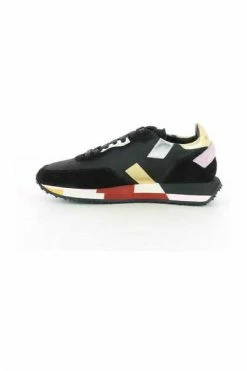 Ghoud Damesschoenen Zilver Sneakers Black