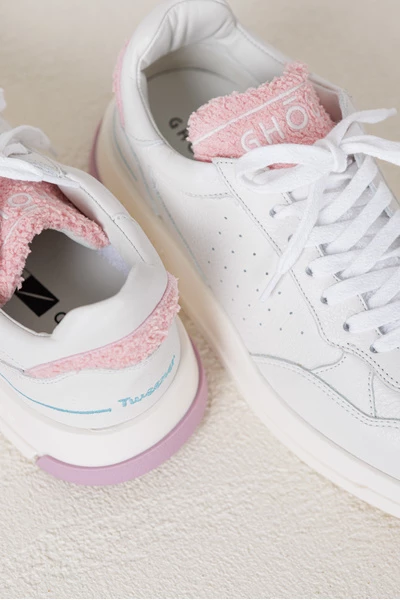 Ghoud TWLW CS07 TWEENER LEAT/CHENILLE Sneakers White 2 Ghoud TWLW CS07 TWEENER LEAT/CHENILLE Sneakers White - Afbeelding 2
